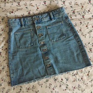 Denim Mini Skirt